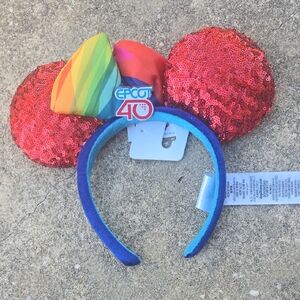 Epcot 40th Anniversary Sequin Minnie Ears